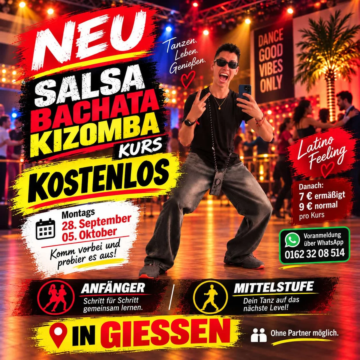 Salsa Bachata Kizomba Kurs