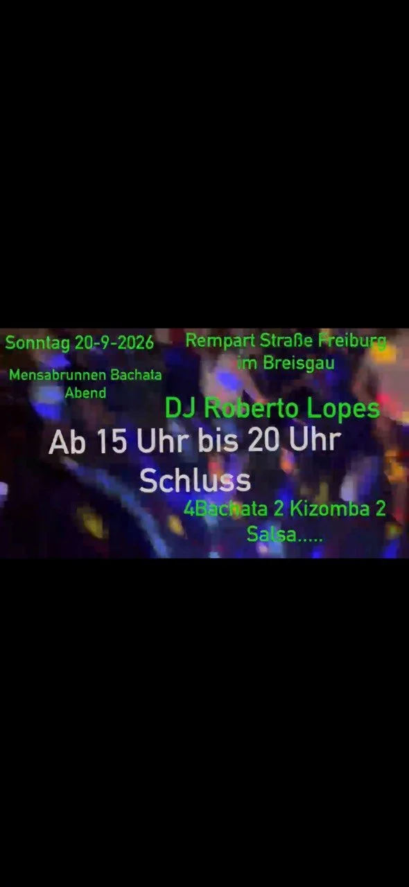 Mensabrunnen Bachata Abend