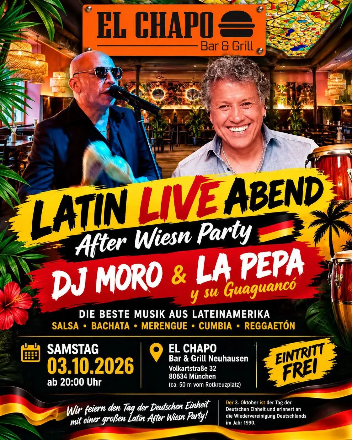 Latin Live Abend - After Wiesn Party
