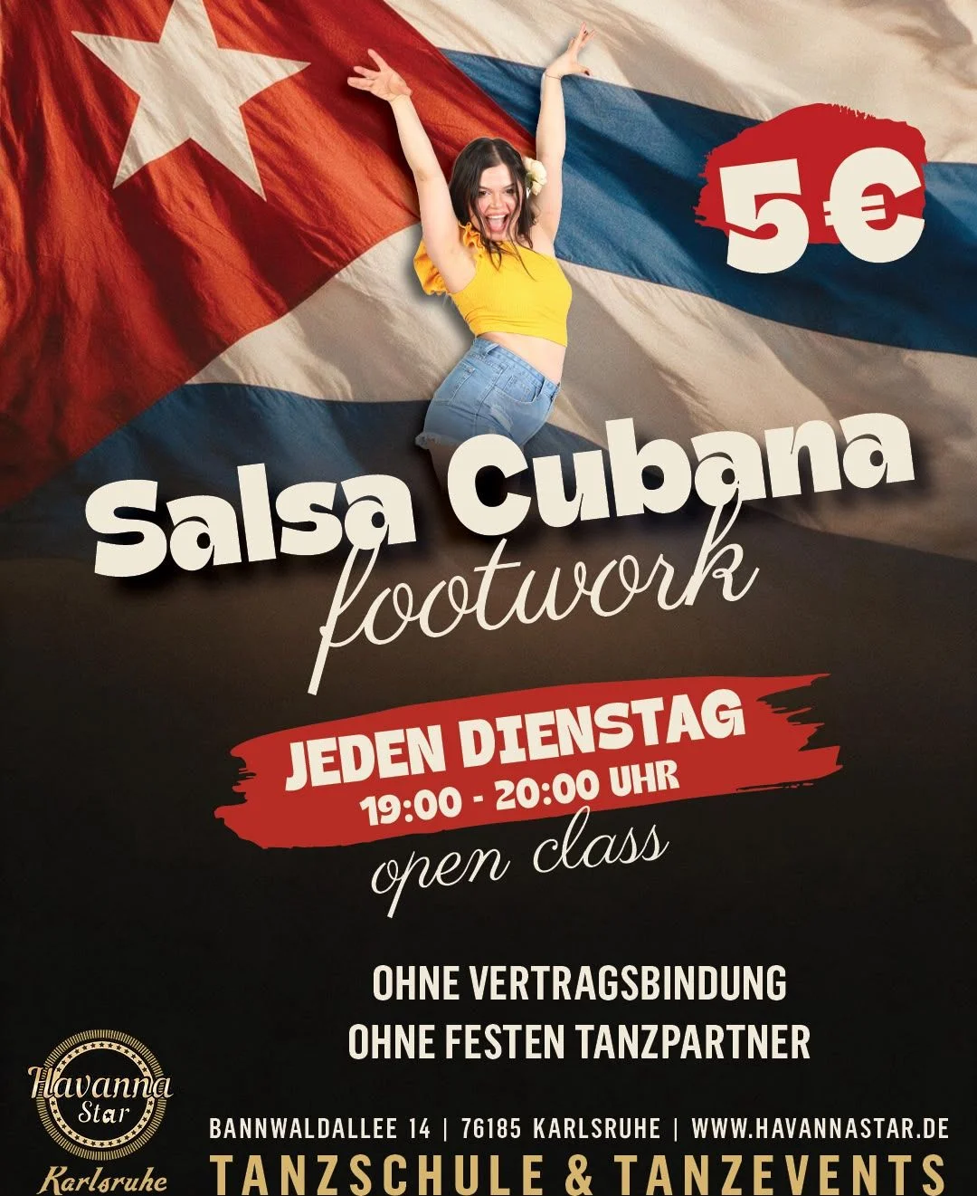 Salsa Cubana Footwork Open Class