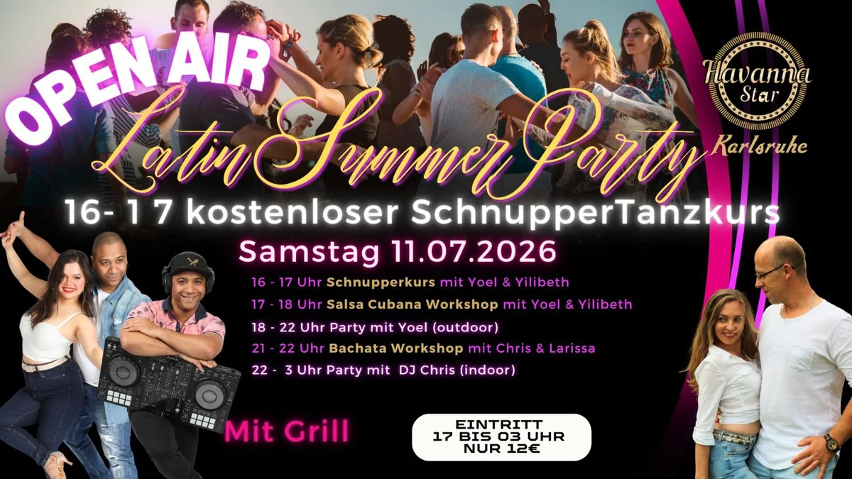 OPEN AIR LATIN SOMMER PARTY