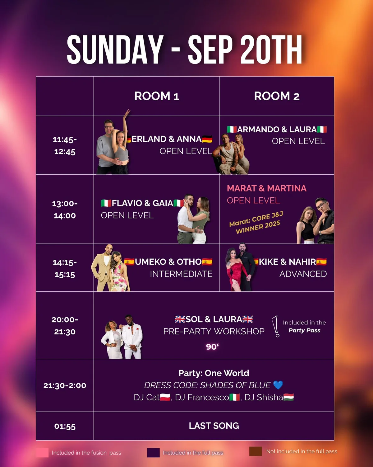 One World Party & Workshops – Bachata and Kizomba in Berlin