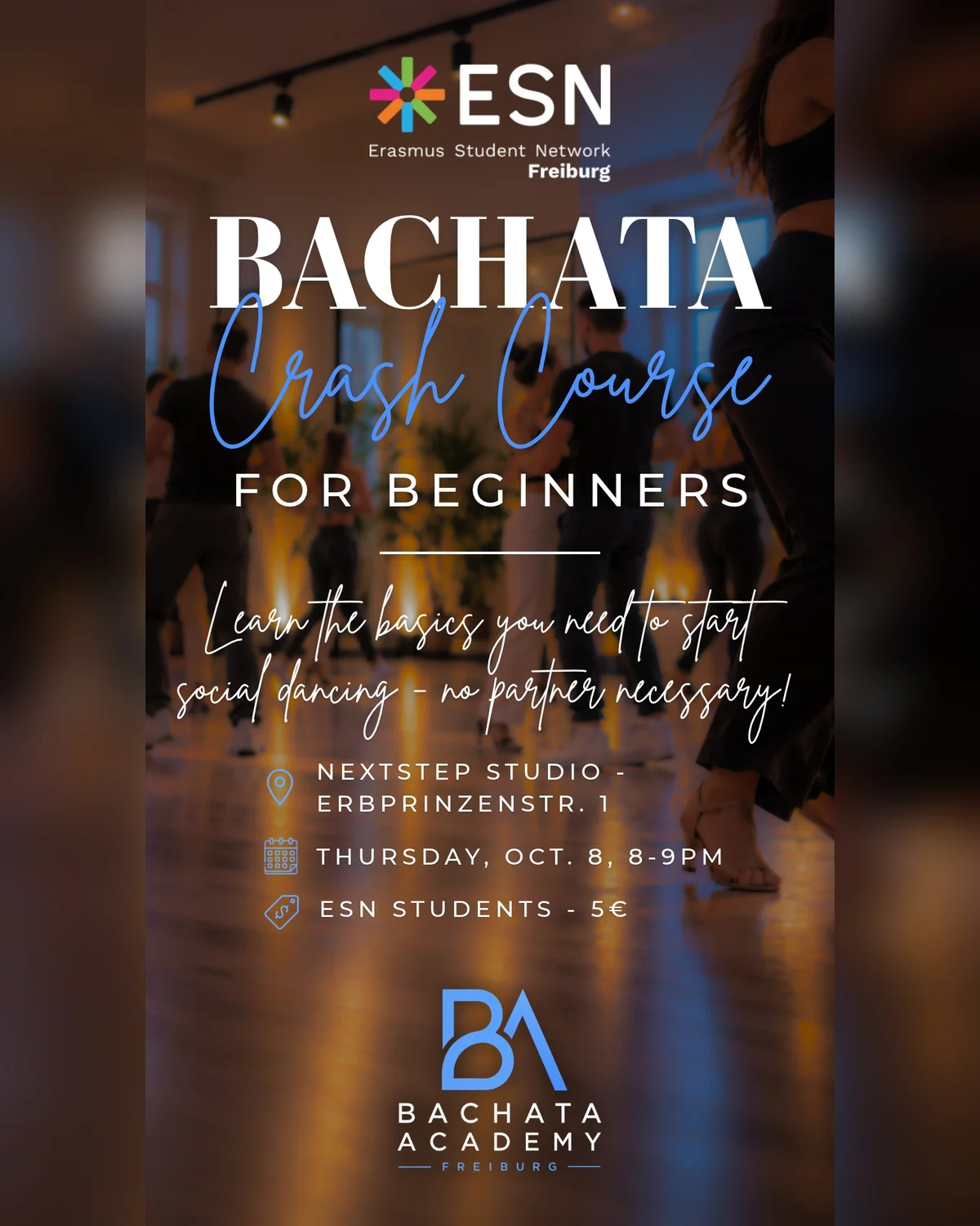 ESN dances Bachata - Bachata Crash Course for Beginners