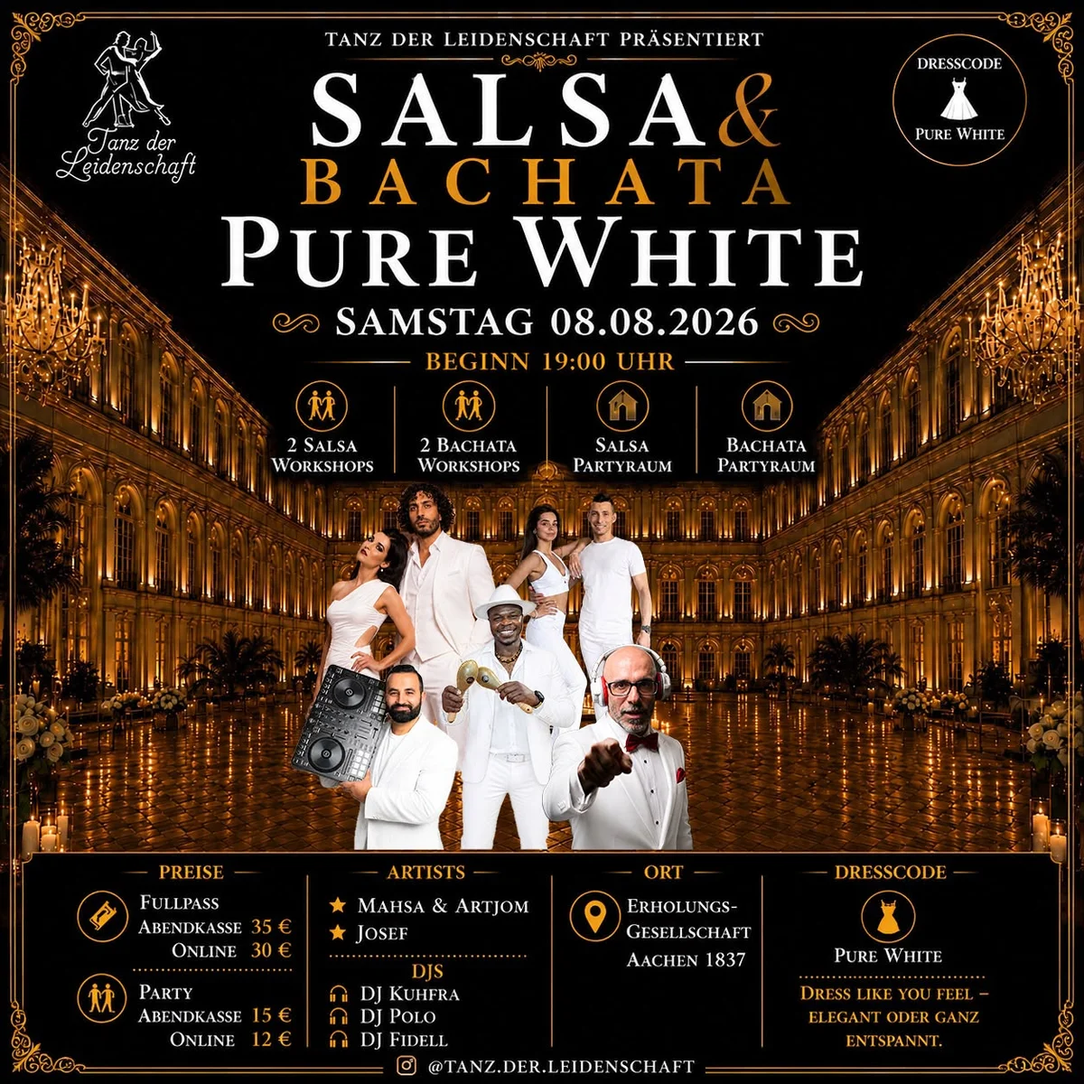 SALSA & BACHATA PURE WHITE