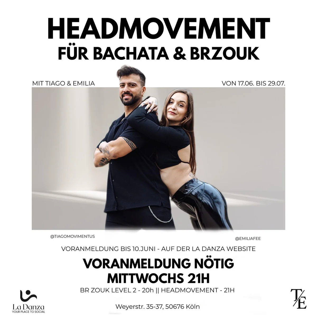 Headmovement für Bachata & BrZouk