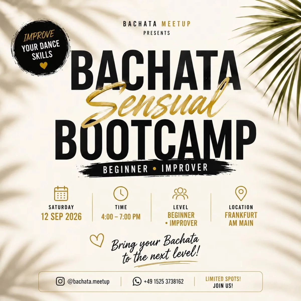 Bachata Sensual Bootcamp