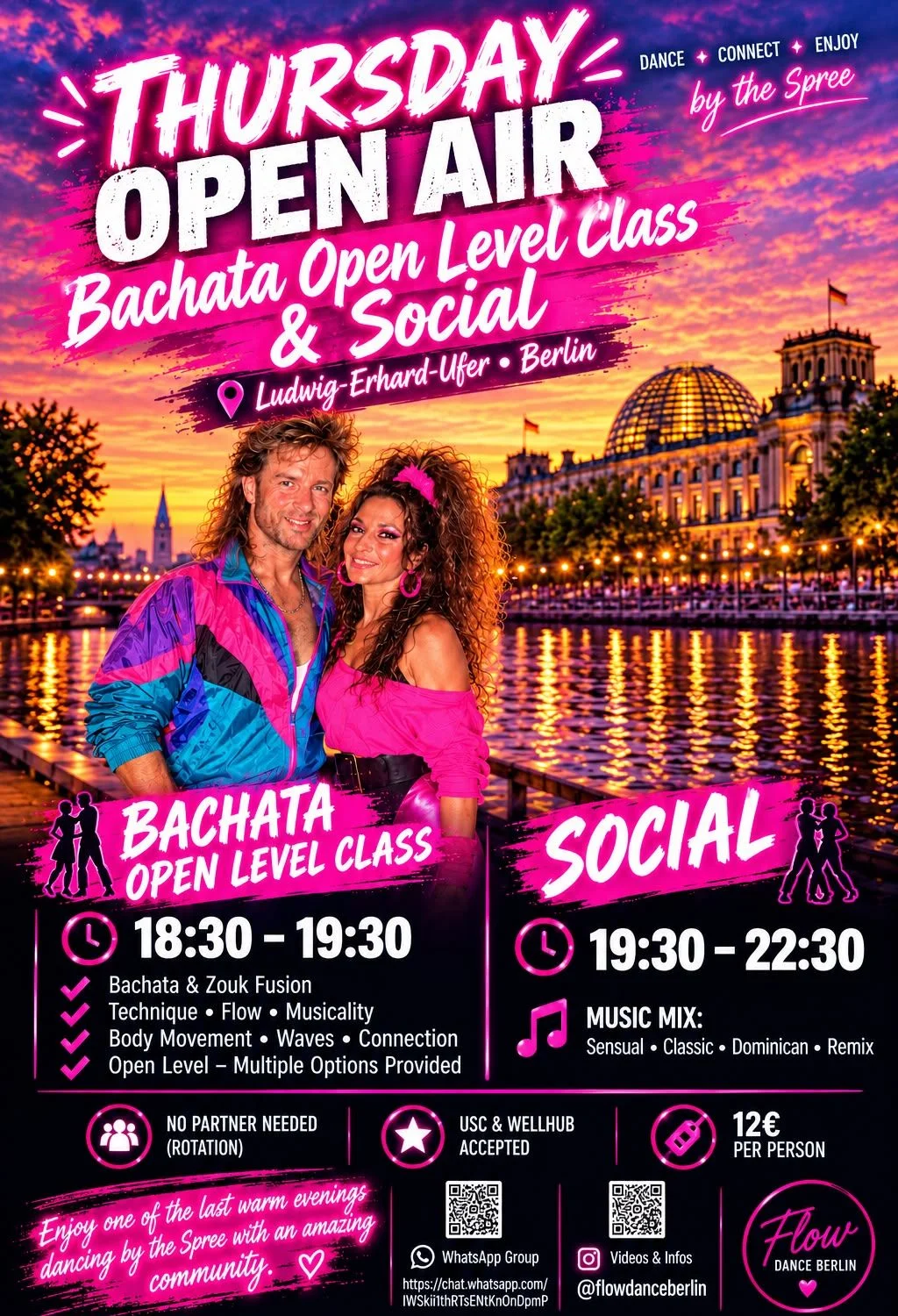Thursday Open Air Bachata Open Level Class & Social