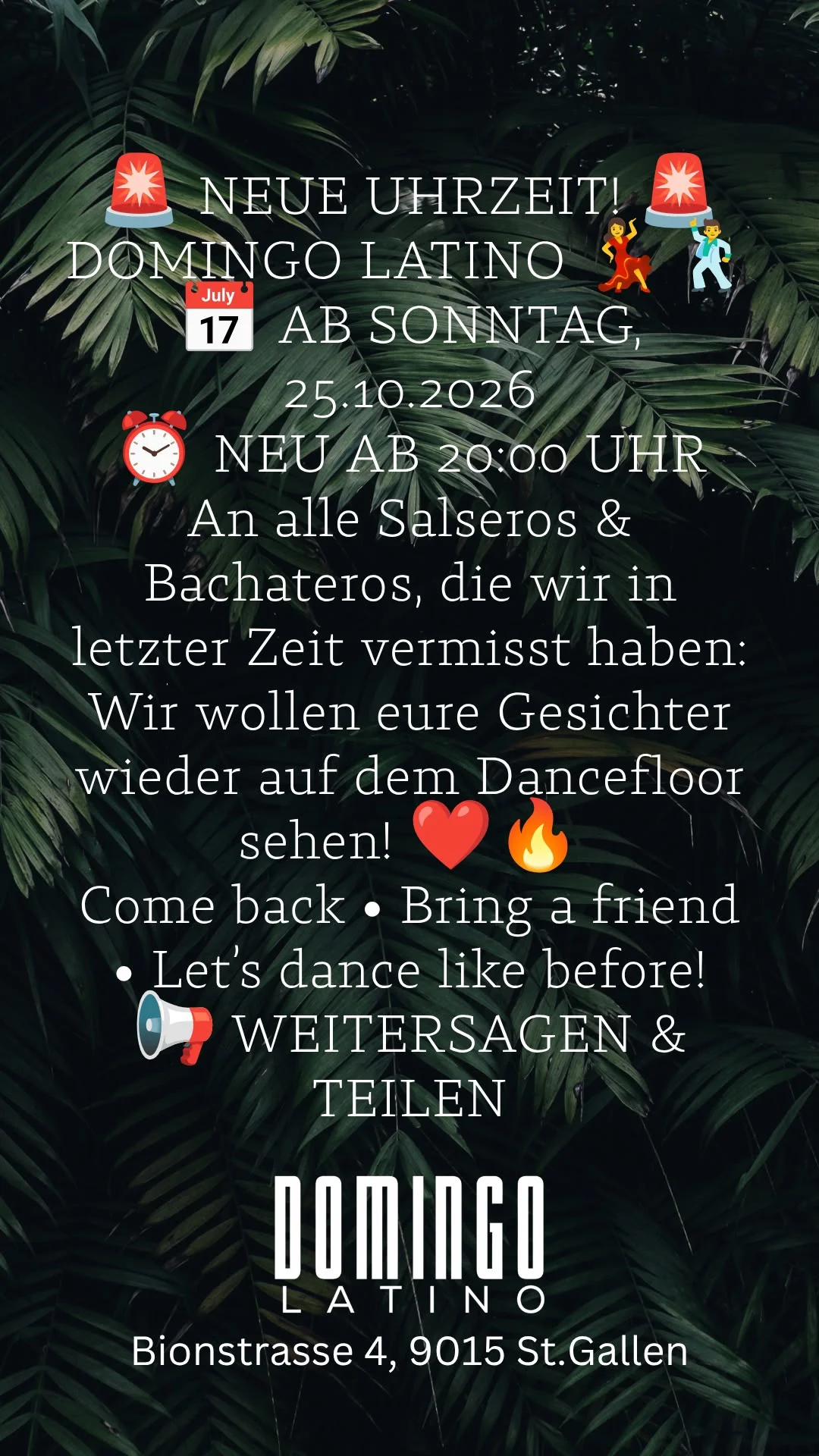 Salsa, Bachata & Kizomba at Rock-Factory, St. Gallen