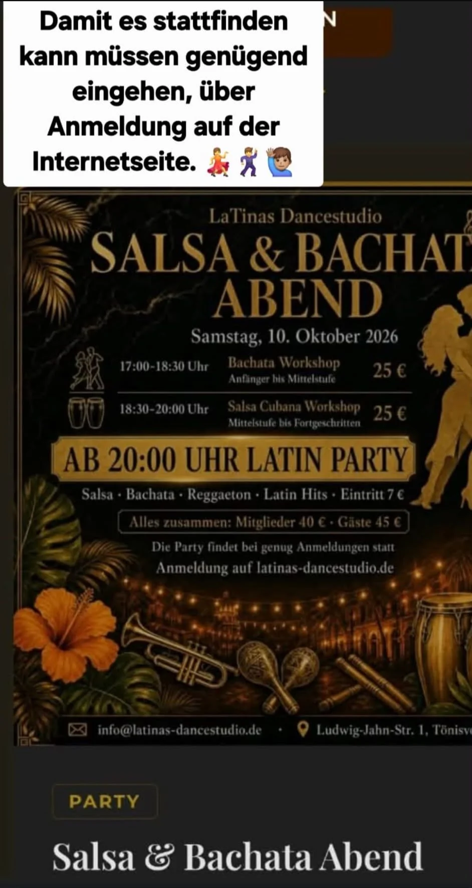 Salsa & Bachata Abend