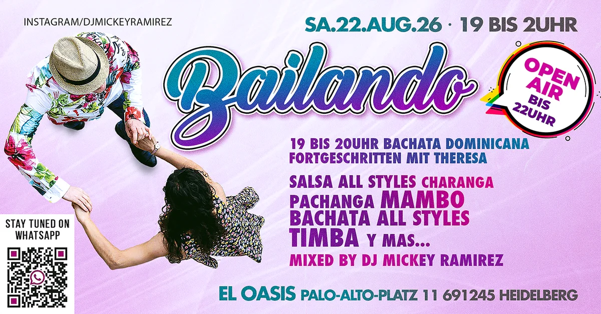 BAILANDO Open Air ★ Workshop & Party
