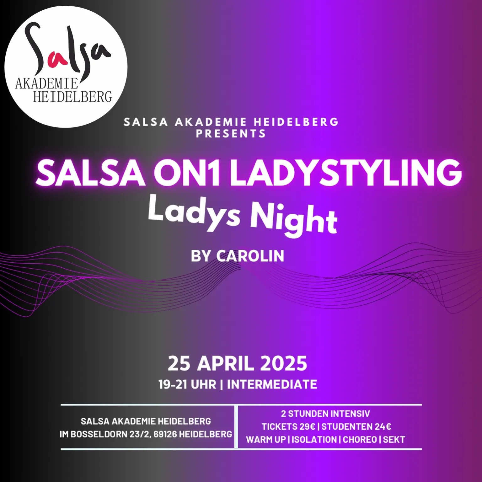 Image 1 of SALSA ON1 LADYSTYLING | LADYS NIGHT | INTERMEDIATE