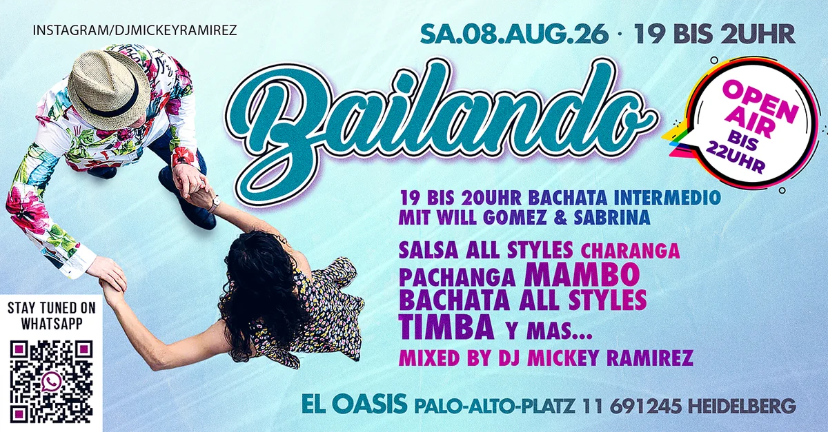 BAILANDO Open Air ★ Workshop & Party