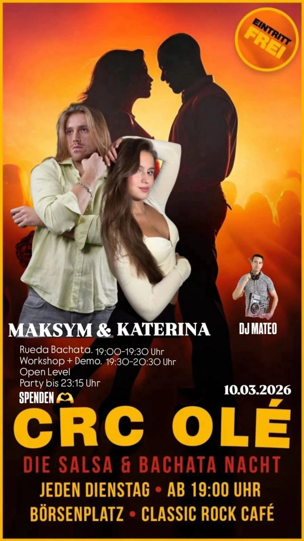 CRC Olé - Die Salsa & Bachata Nacht