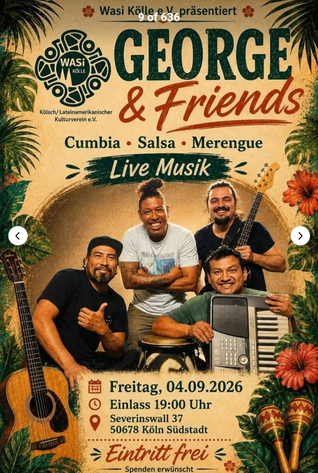 Salsa, Bachata & Kizomba at Wasi Kölle e.V., Köln