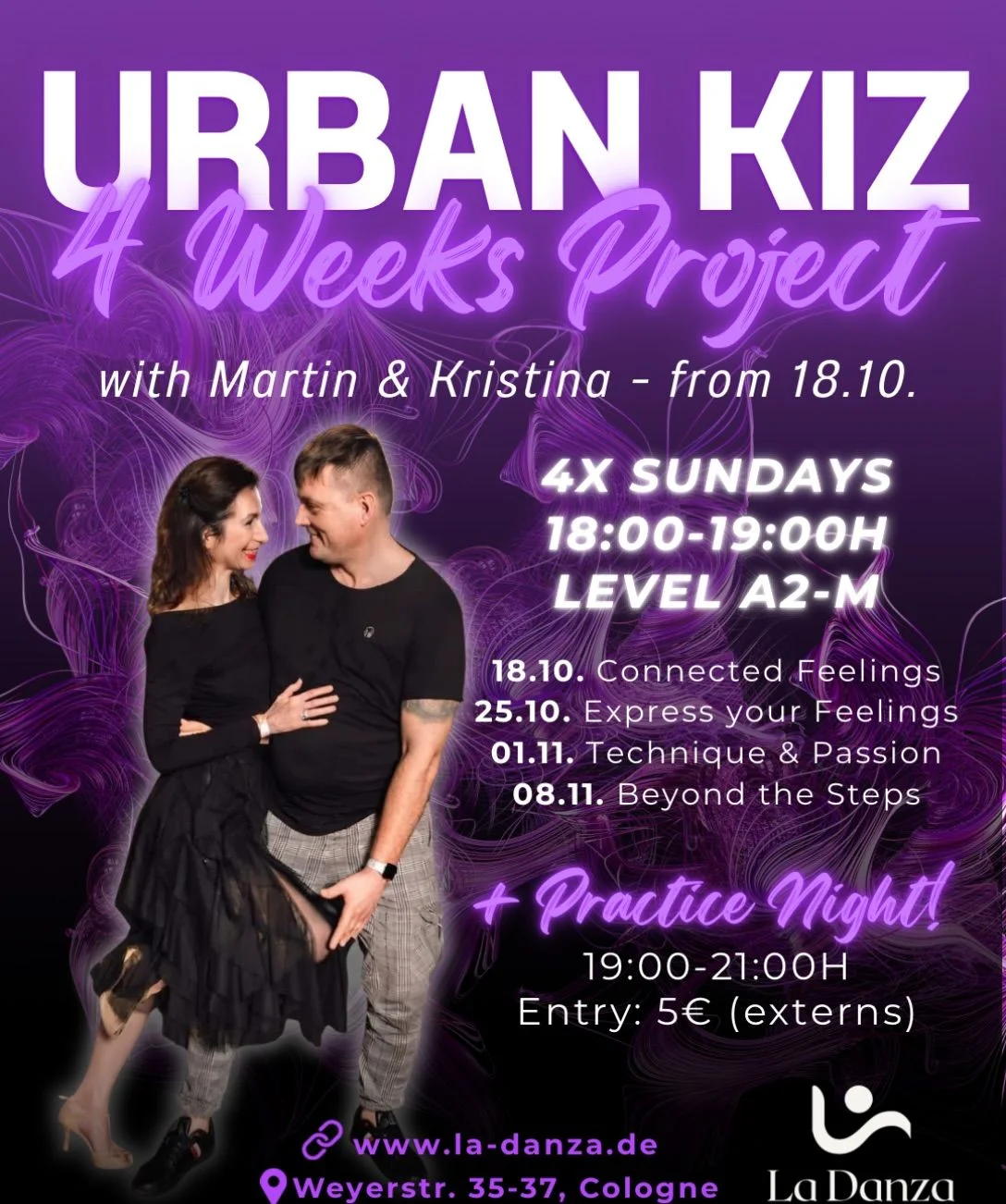 Urban Kiz – 4 Weeks Project: Beyond the Steps + Practice Night – Bild 1
