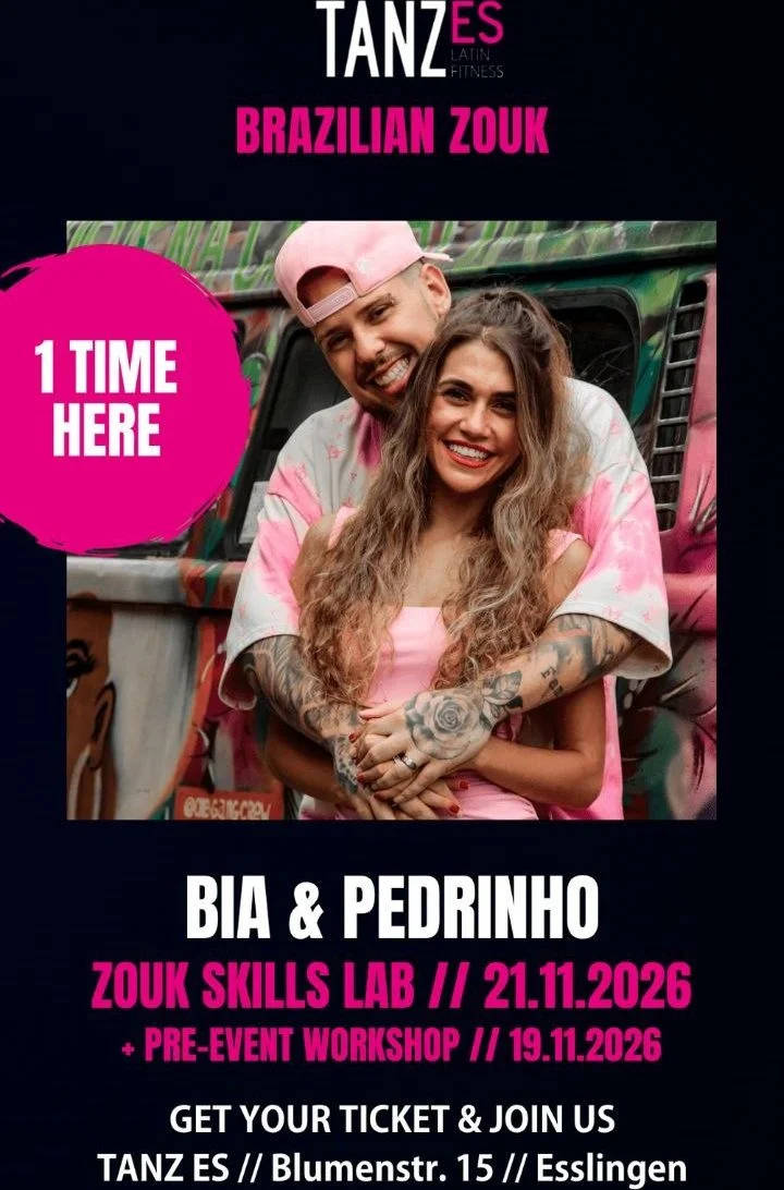 Bia & Pedrinho - Zouk Skills Lab & Social