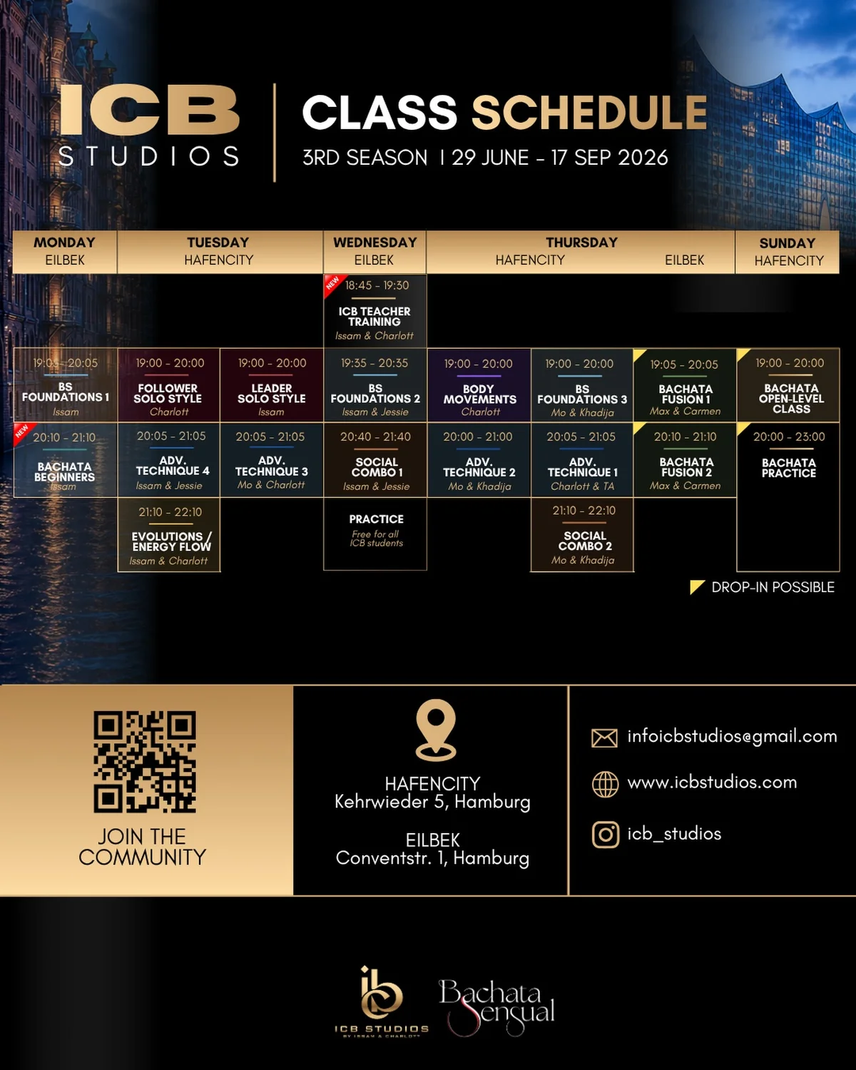 ICB Studios Wednesday Bachata Classes (Eilbek)