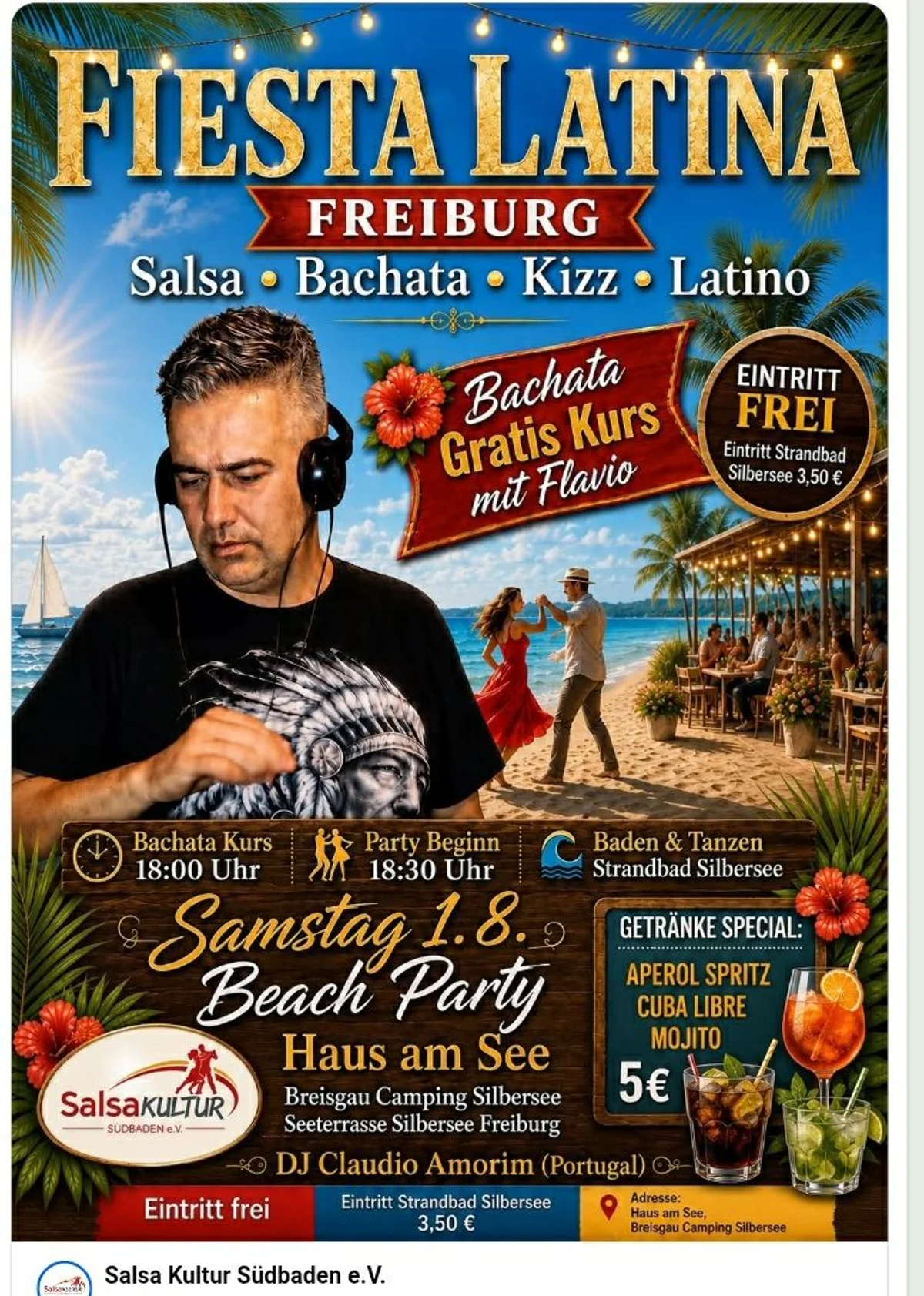 Fiesta Latina Beach Party