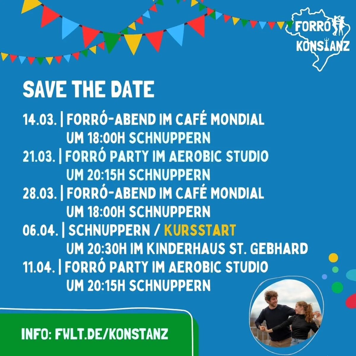 Forró Party im Aerobic Studio