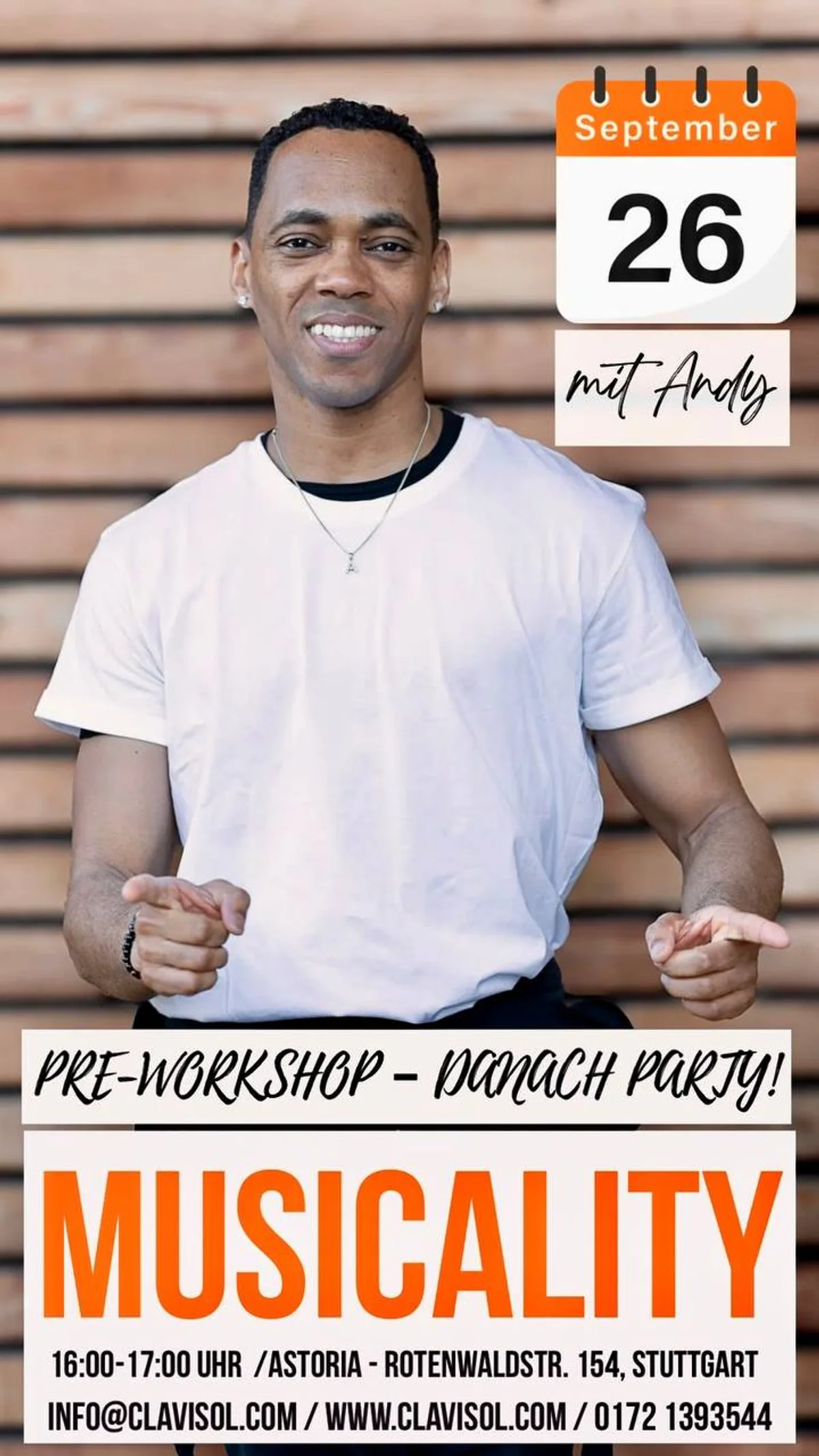 Musicality Workshop & Party mit Andy