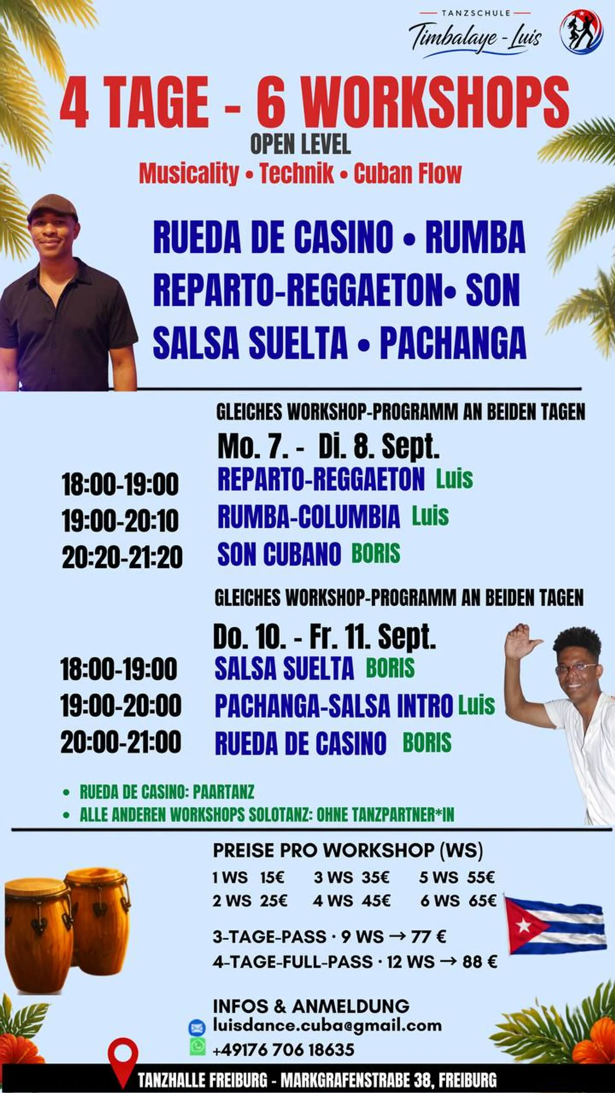 6 Kubanische Workshops - Tag 3