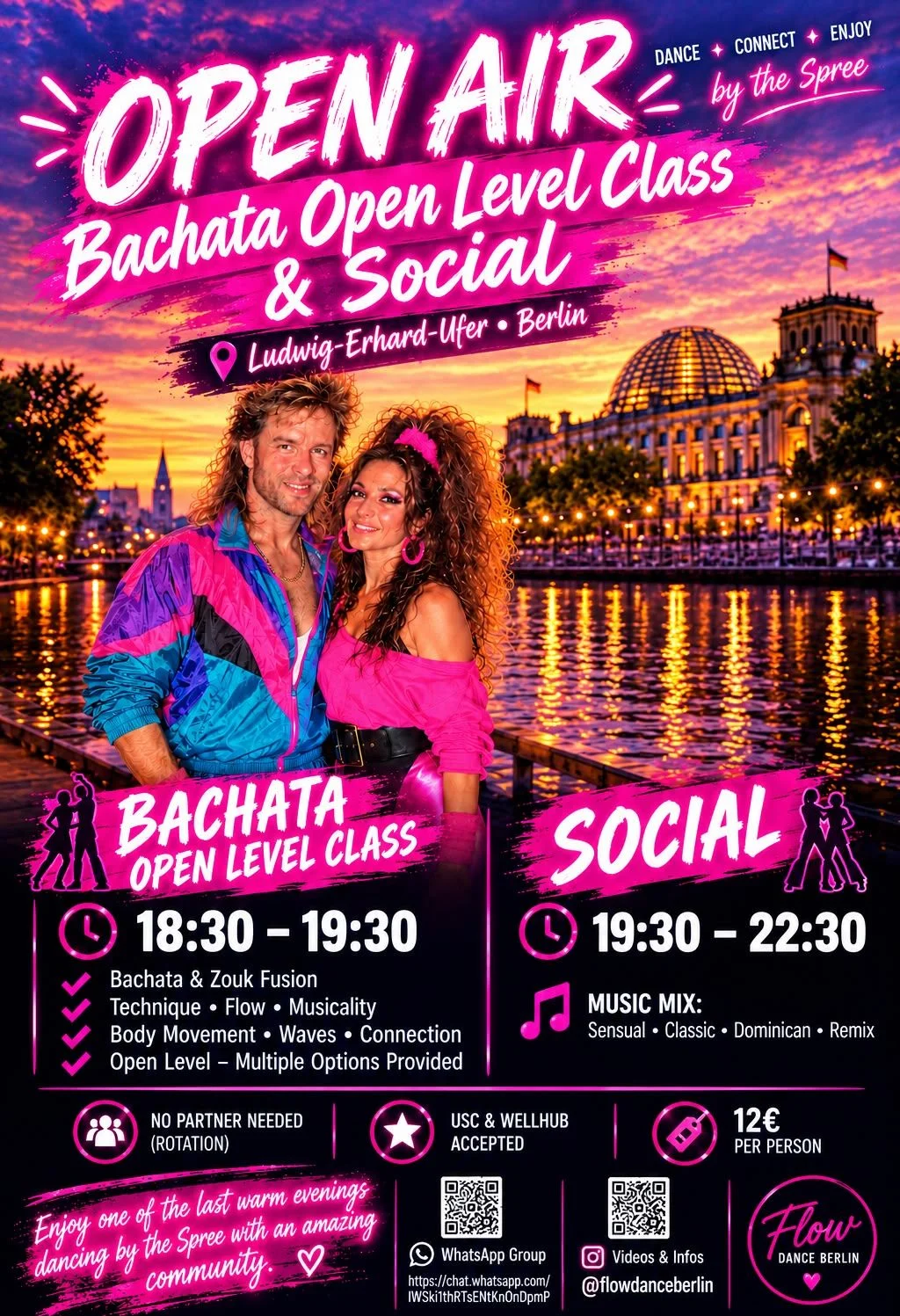OPEN AIR – Bachata Open Level Class & Social