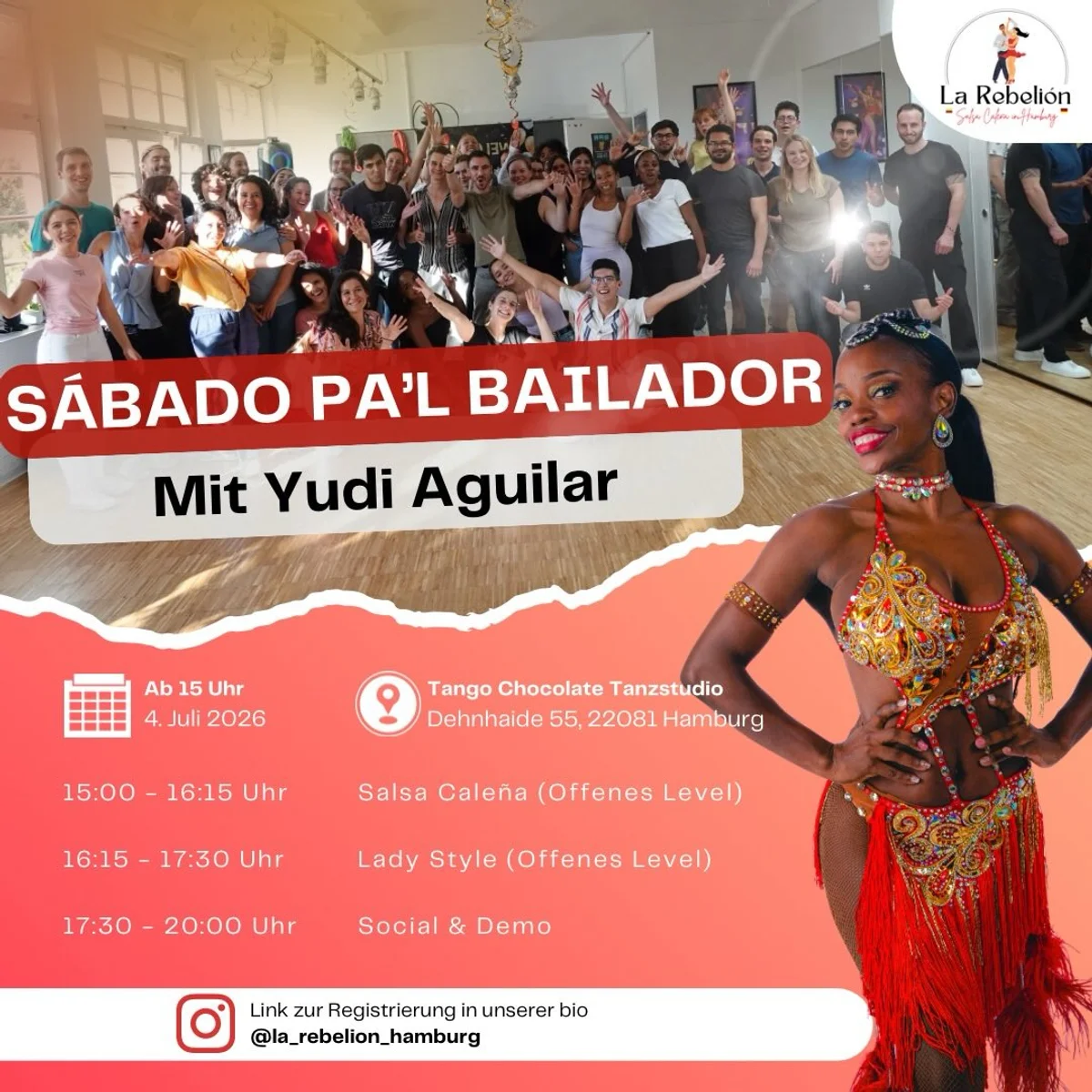 Sábado pa’l Bailador mit Yudi Aguilar