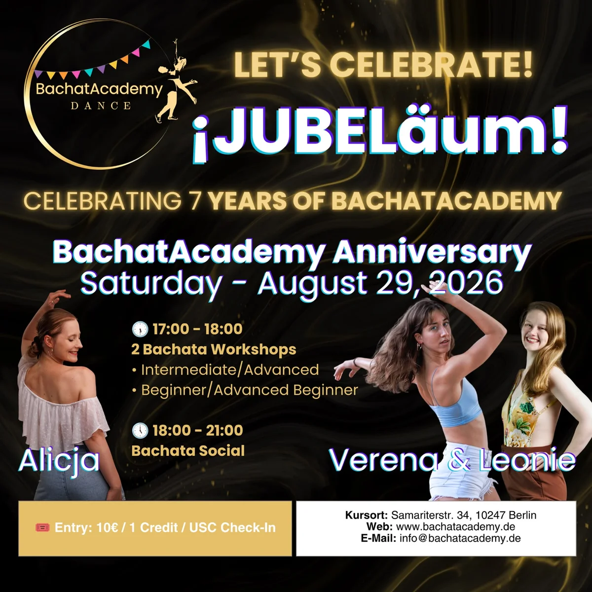 7 Jahre BachatAcademy Berlin - Jubiläum