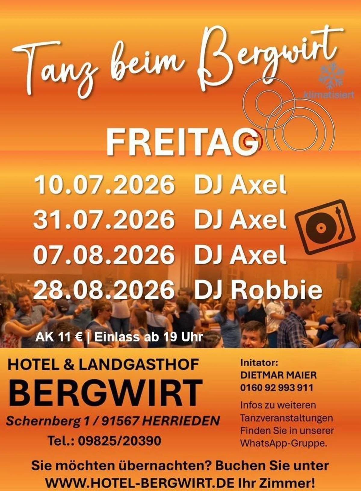 Tanz beim Bergwirt mit DJ Axel
