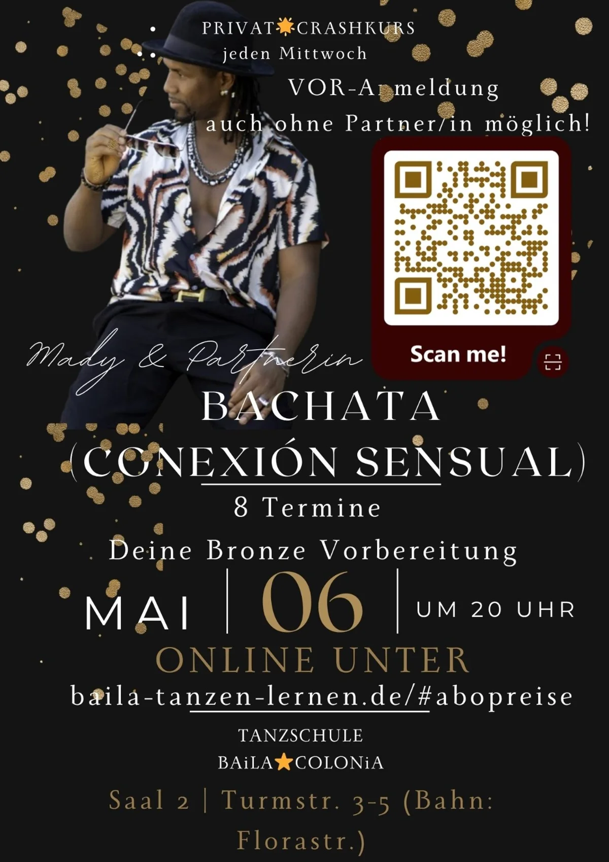 BACHATA CRASHKURS - 06. MAI mit MADY & PRTNR