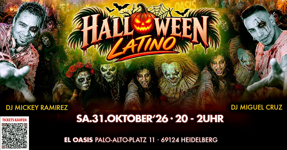 31/10 HALLOWEEN LATINO · Gruselig & Karibisch
