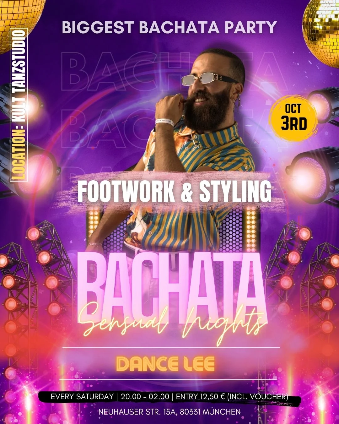 Bachata Sensual Nights - Footwork & Styling Workshop with Dance Lee