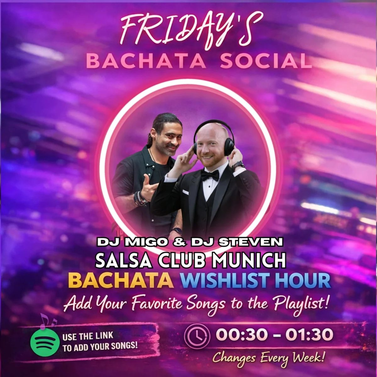 Friday's Bachata Social - Bachata Wishlist Hour