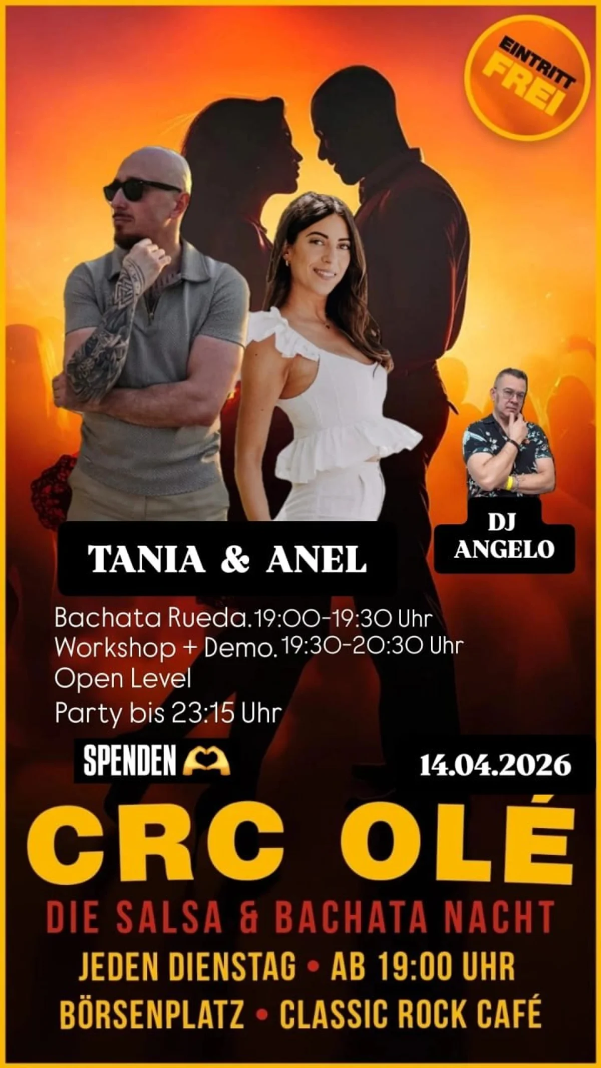 CRC OLÉ - DIE SALSA & BACHATA NACHT