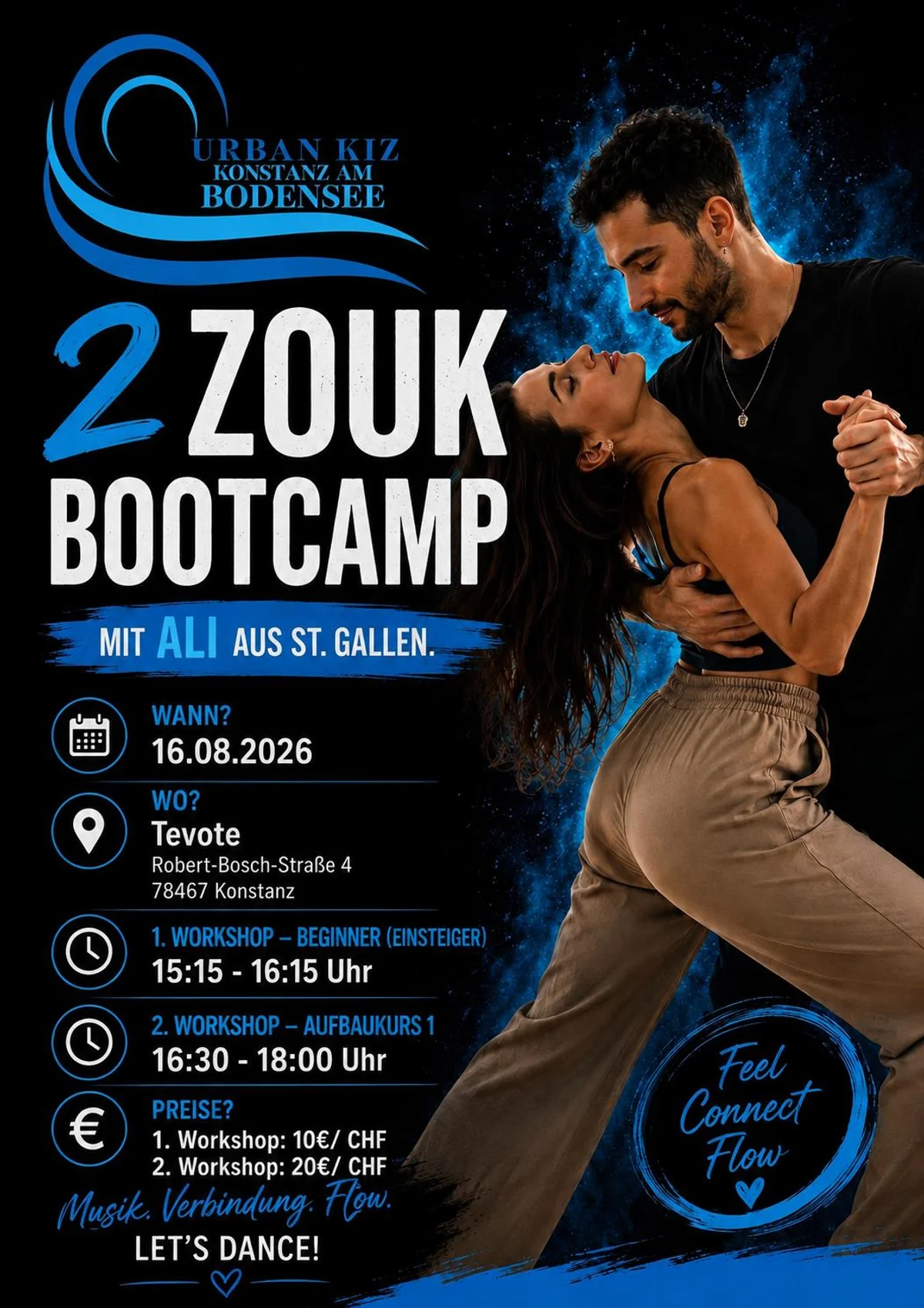2 Brazilian Zouk Bootcamps in Konstanz