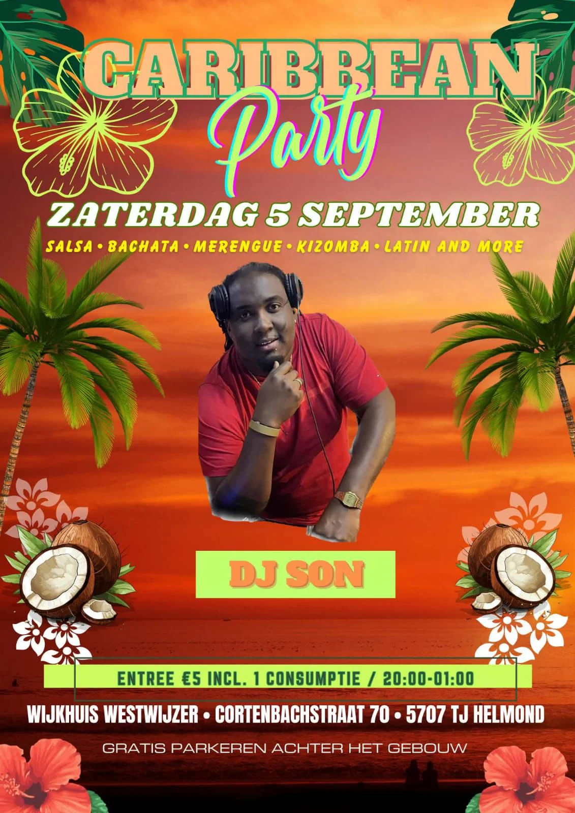 Salsa, Bachata & Kizomba at Wijkhuis Westwijzer, Helmond