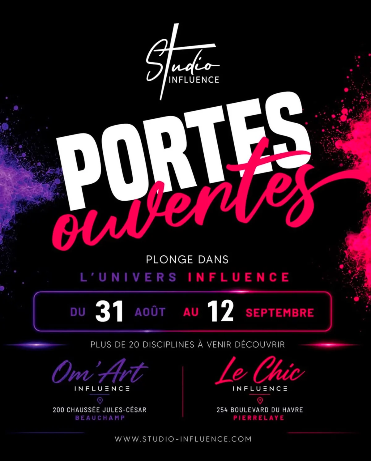 Salsa, Bachata & Kizomba at Studio Influence, Beauchamp