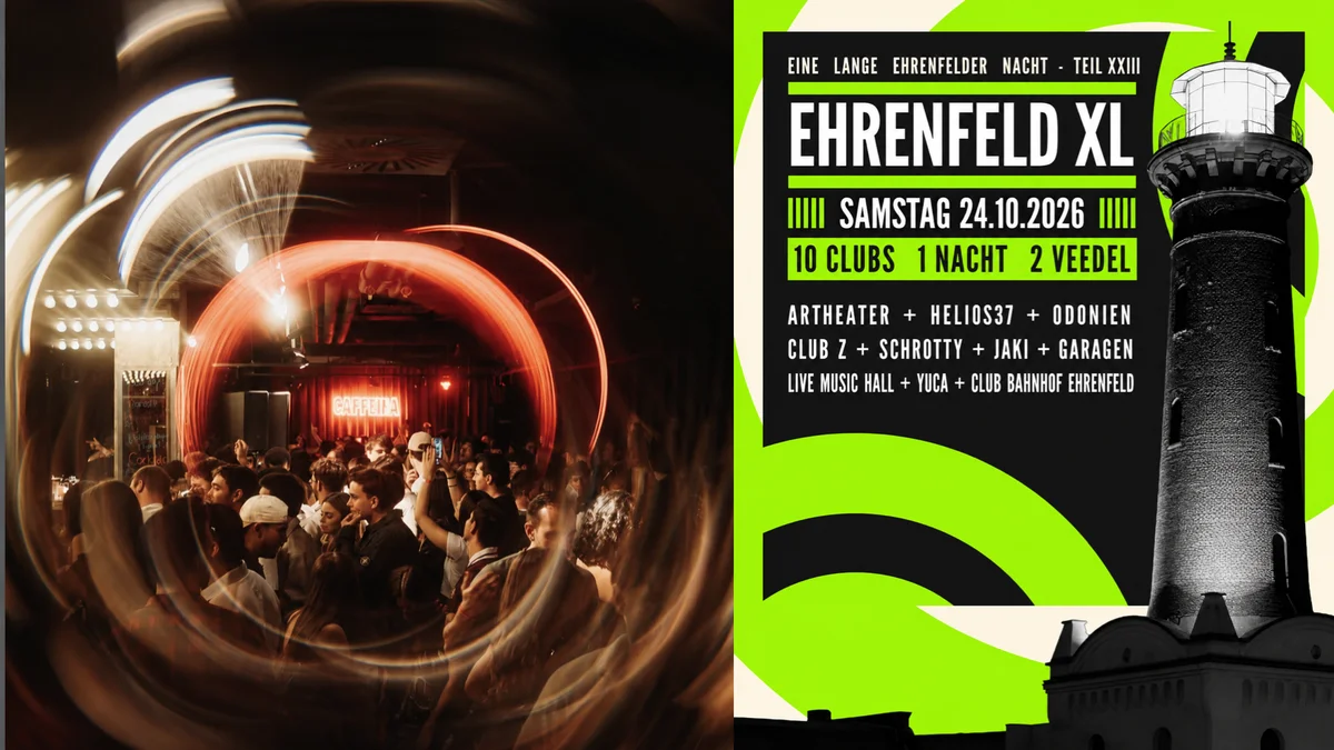 CAFFEINA präsentiert: Reggaeton, Latin Urban & Dembow in den Garagen // Ehrenfeld XL – 10 Clubs, 1 Nacht, 2 Veedel
