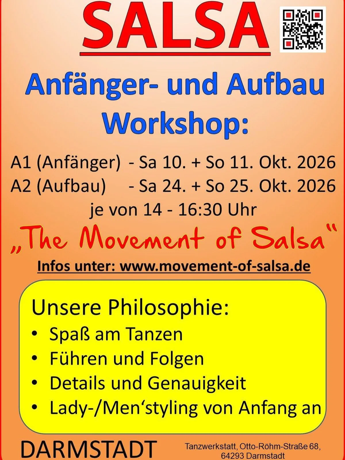 Salsa Aufbau Workshop (A2)