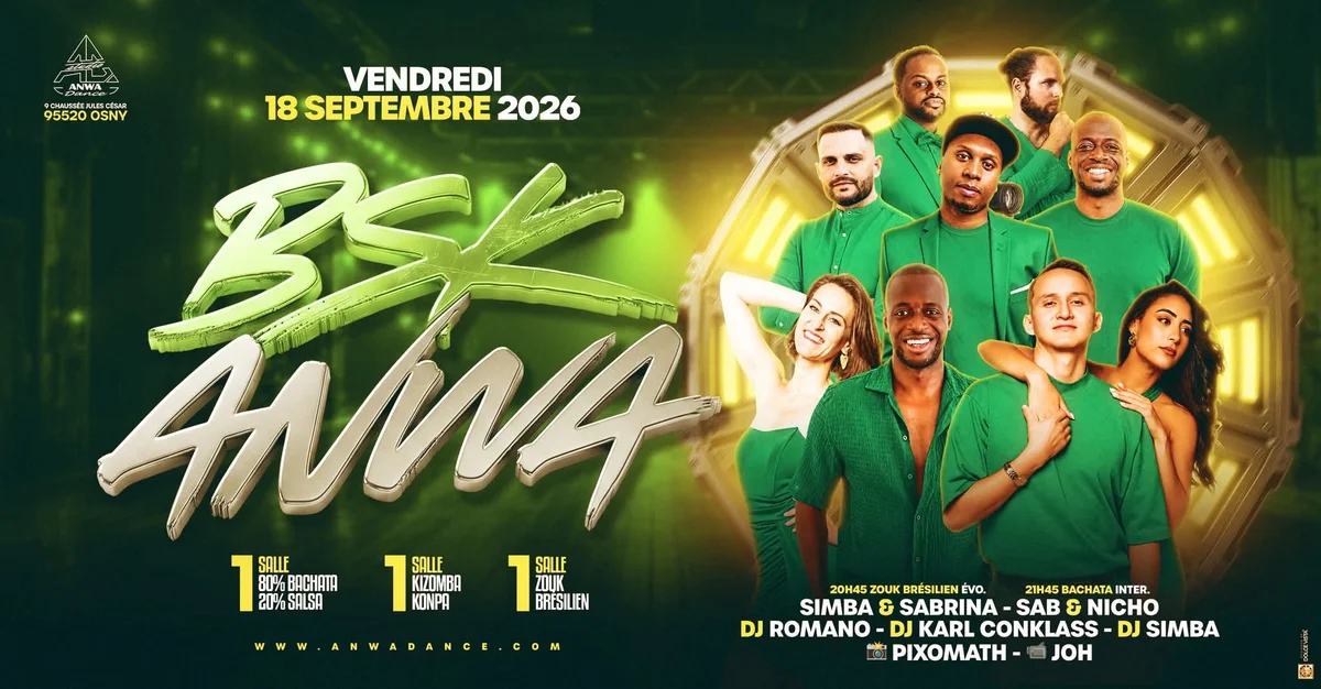 Salsa, Bachata & Kizomba at Studio AnWa Dance, Osny