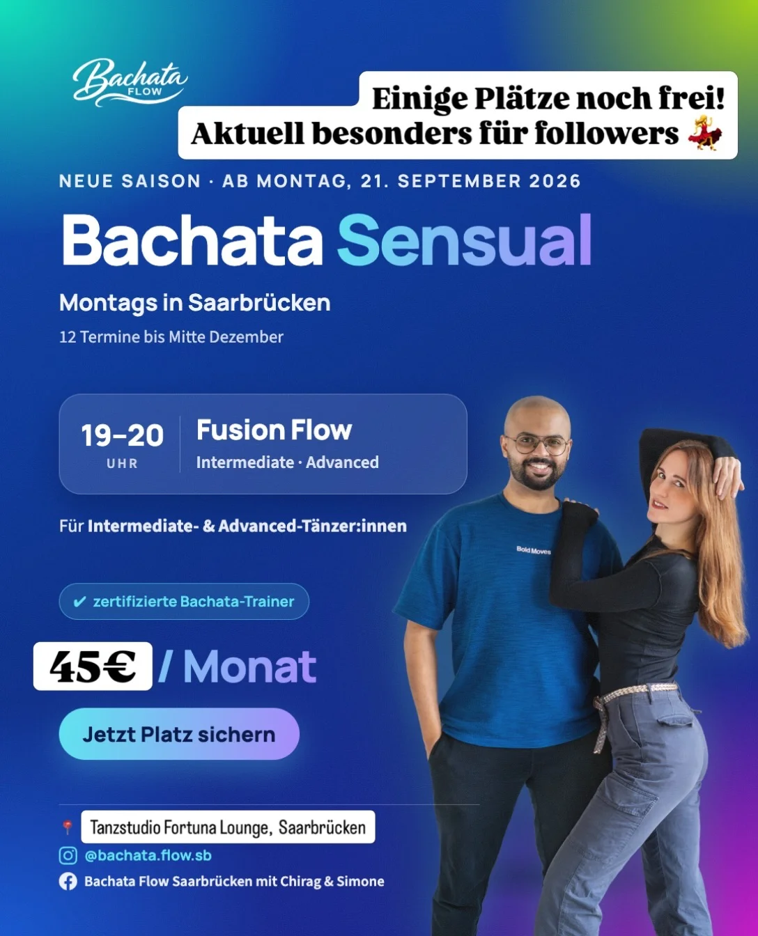 Fusion Flow Bachata Course