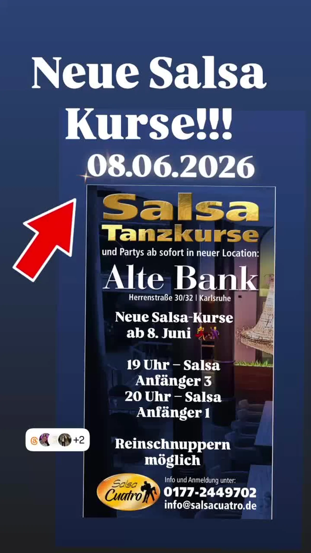 Neue Salsa Kurse
