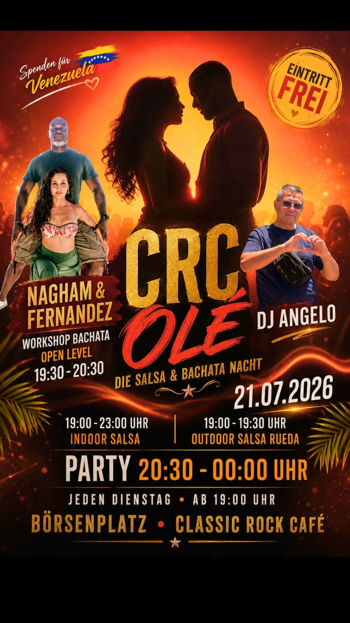 CRC OLE - Die Salsa & Bachata Nacht