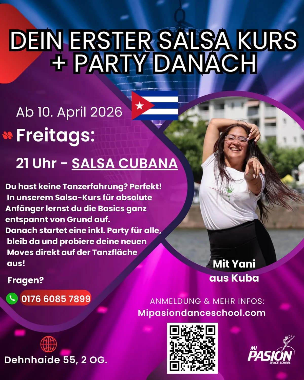 Dein erster Salsa Kurs + Party danach