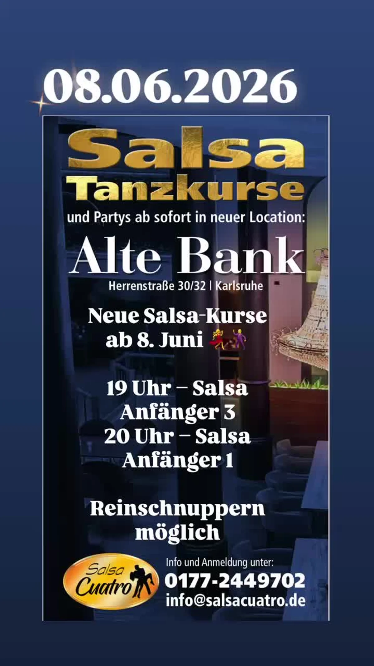 Salsa Tanzkurse @ Alte Bank