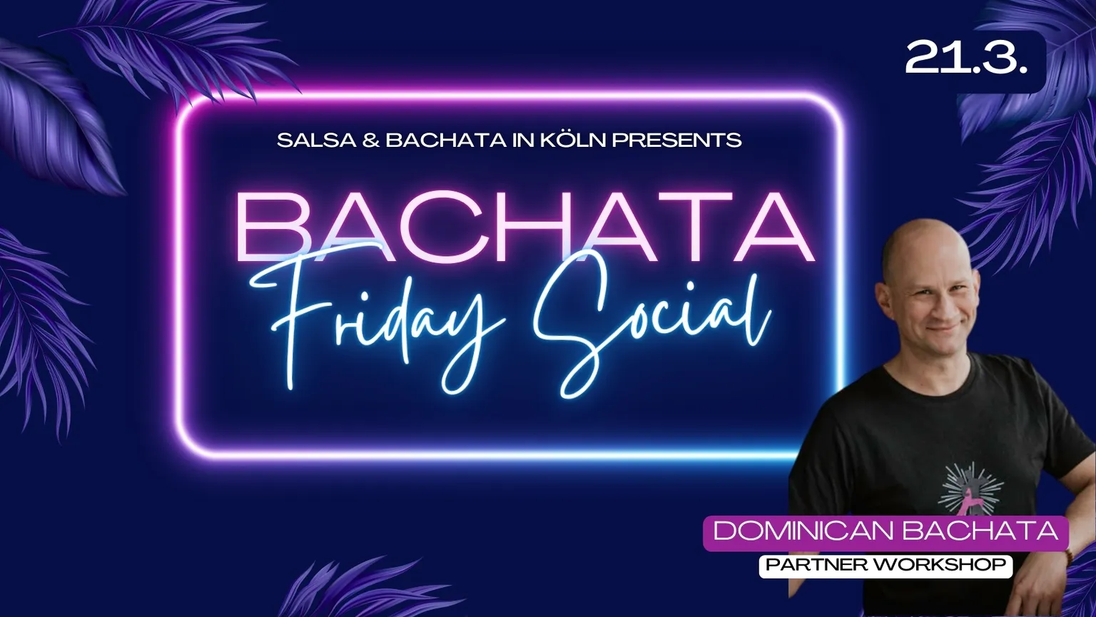 Image 1 of Bachata Friday Social - mit Dominican Bachata Workshop & Schnupperkurs!