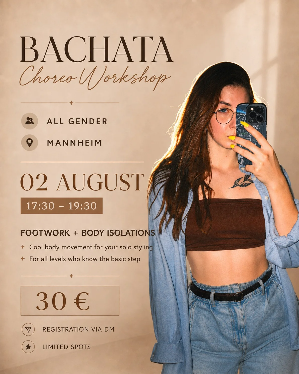 All-Gender Bachata Choreo Workshop