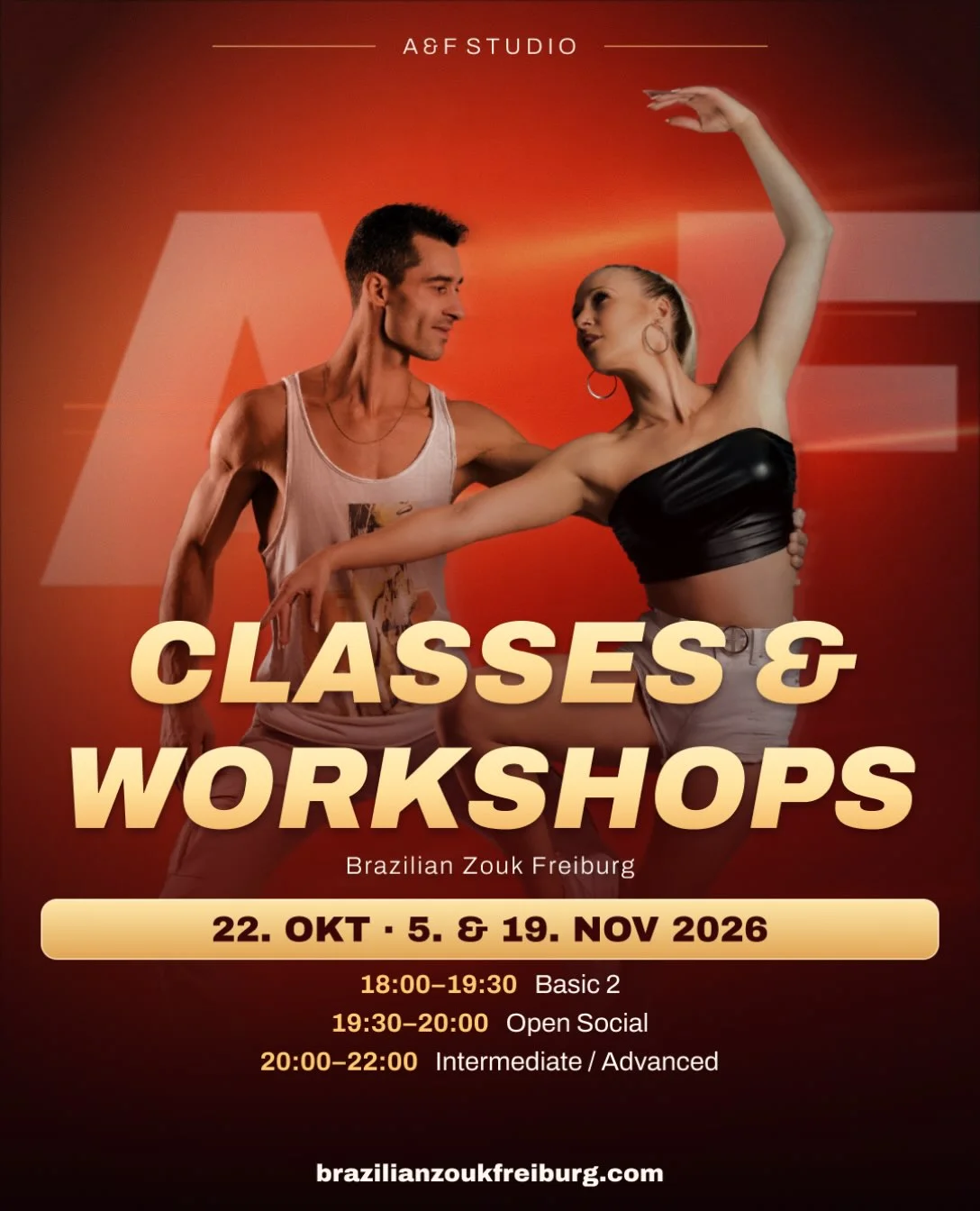 Brazilian Zouk Freiburg Classes & Workshops