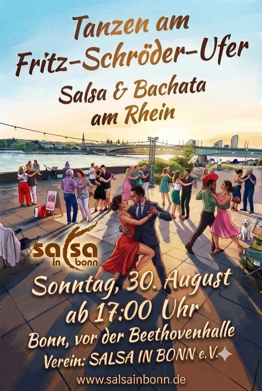 Tanzen am Fritz-Schröder-Ufer - Salsa & Bachata am Rhein