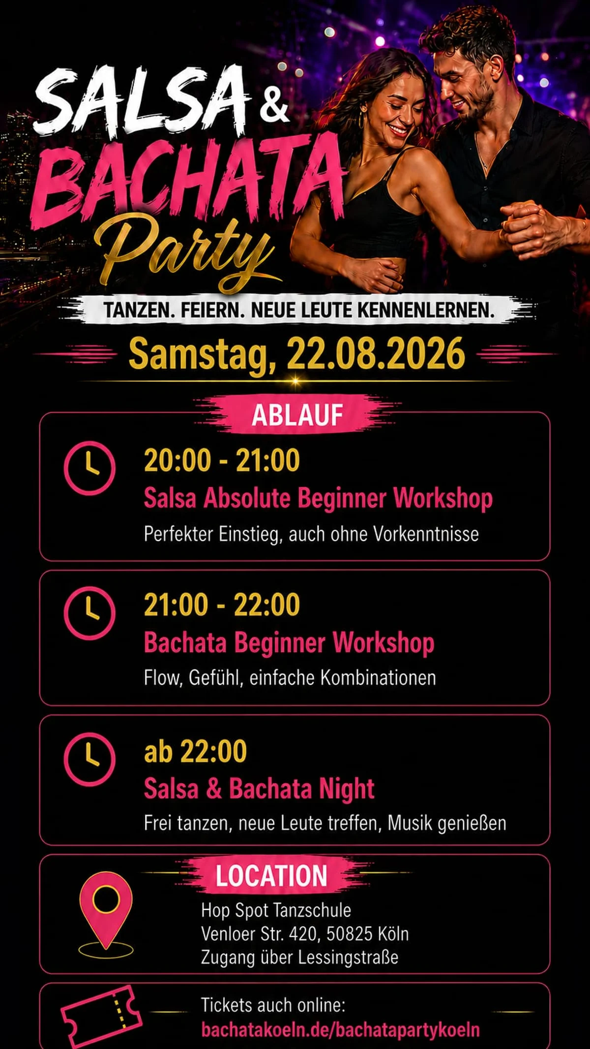 Salsa Bachata Night Ehrenfeld